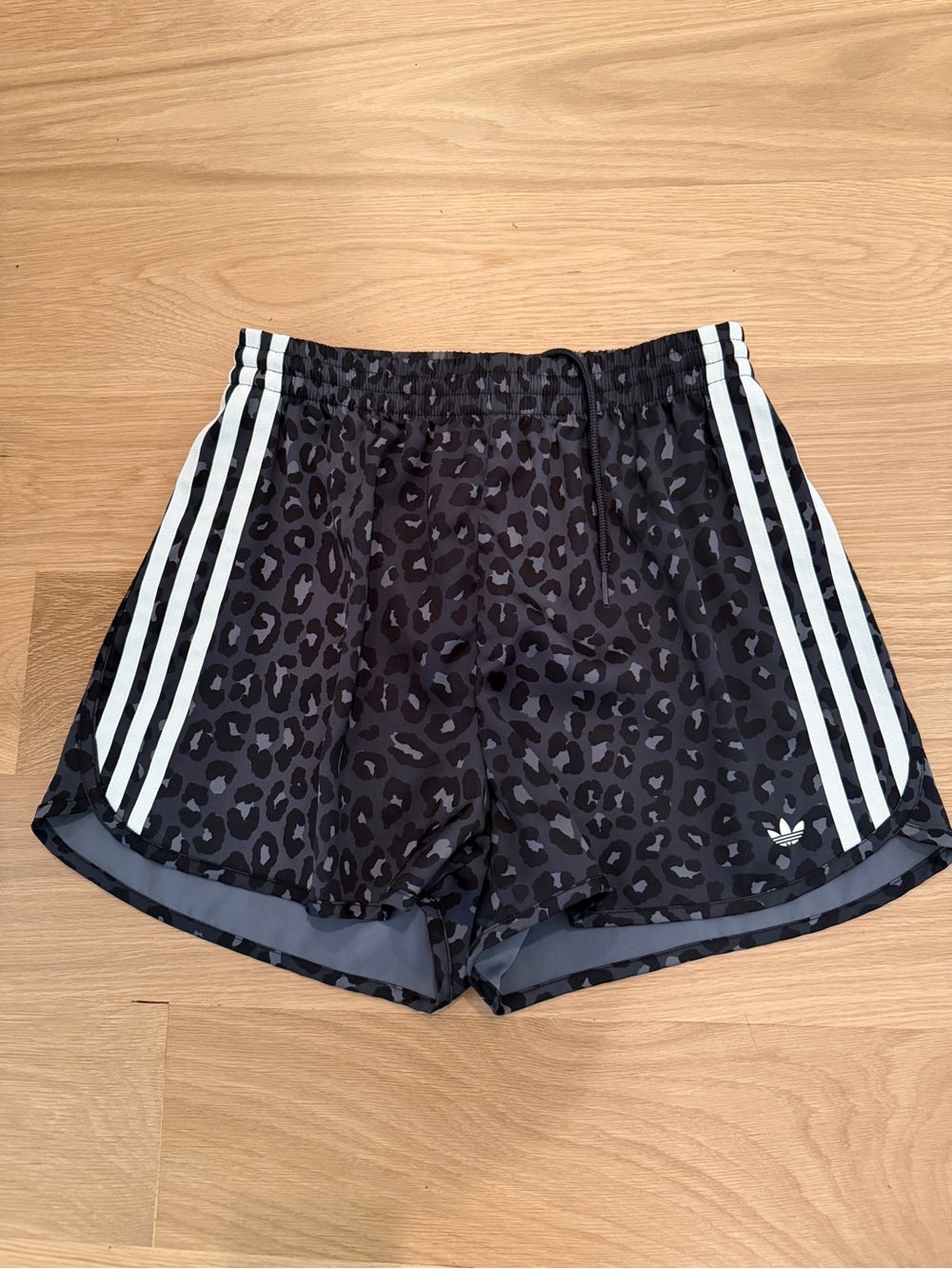 Brand new adidas leopard sprinter shorts
